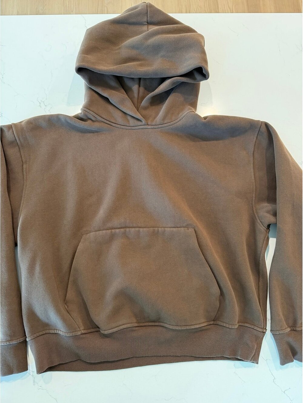 Lululemon Steady State Hoodie Brown Women's Size M Cotton Blend